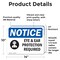 Signmission 10 in Height, 14 in Width, Vinyl Decal, Rectangle OS-2PACK-NS-D-1014-L-12301 - alternate 5